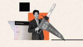 Illustration of Alex Shieh wielding a chainsaw | llustration: Eddie Marshall | Andriezas | Dreamstime.com | Alex Shieh