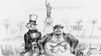 topicslaw | Illustration: Editorial cartoon published in The New York Herald, March 3, 1918; The Limit/W.A. Rogers, Library of Congress